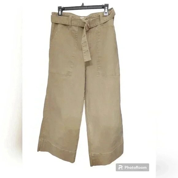 Madewell Utility Crop Wide Leg Pants - Picture 5 of 7